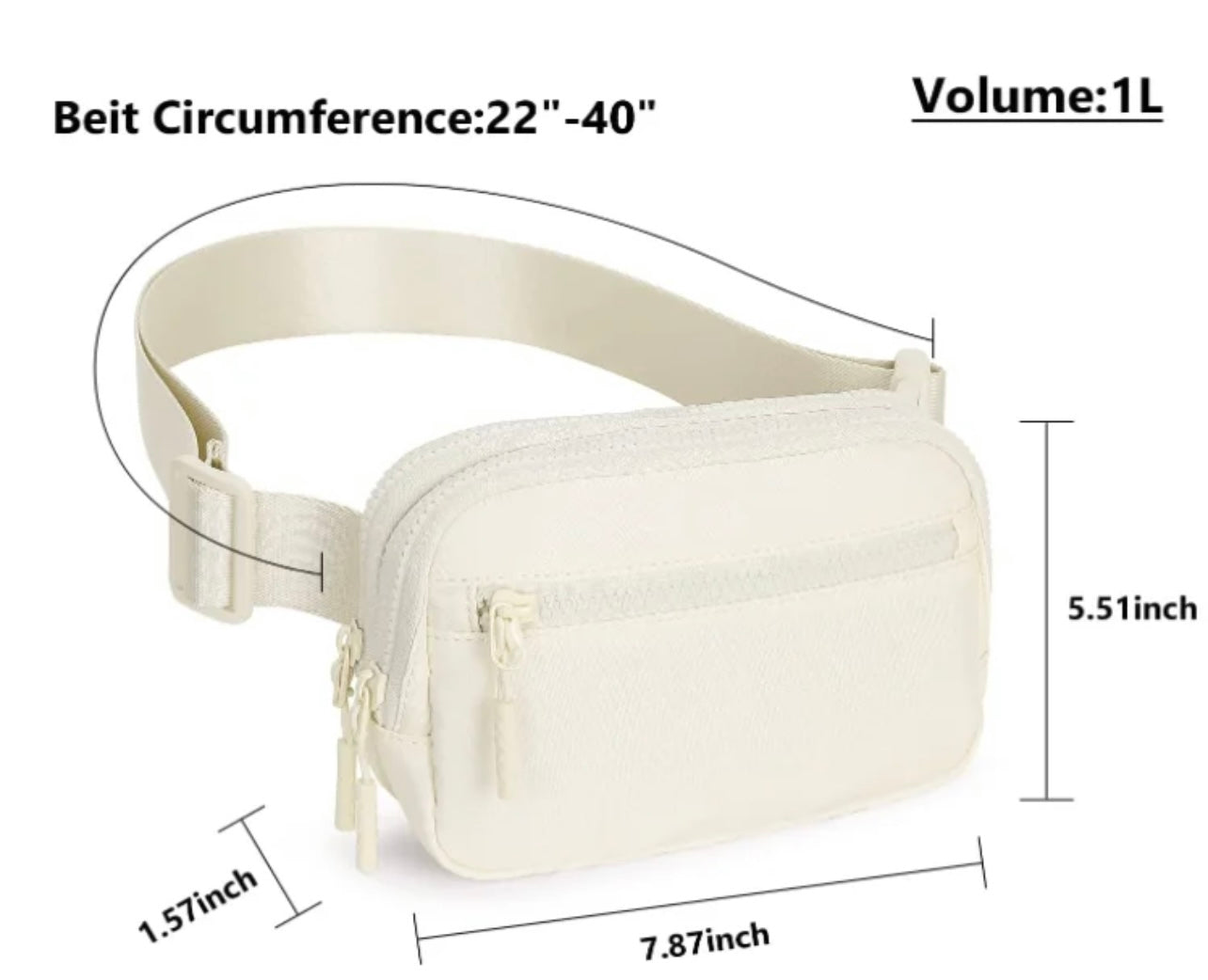 Crossbody Belt Bag - KesC & Co.